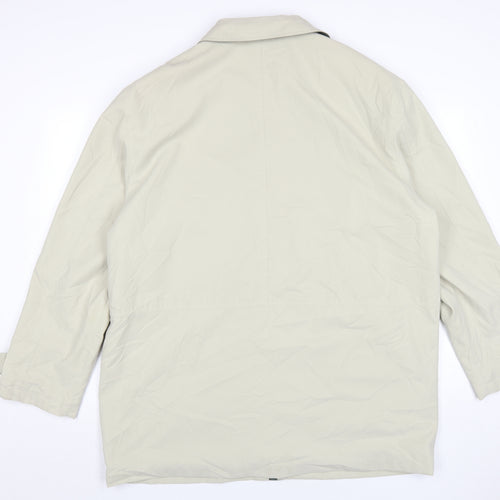 BHS Mens Beige Mid-Length Coat Size L