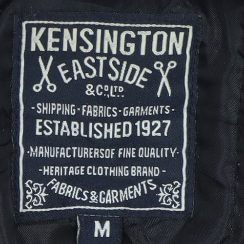 Kensington Eastside Men's Black Bomber Jacket Size M