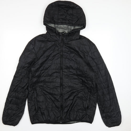 Greenwoods Men's Black Puffer Jacket M