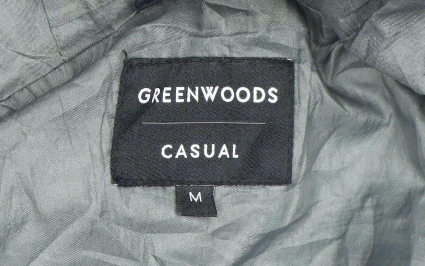 Greenwoods Men's Black Puffer Jacket M