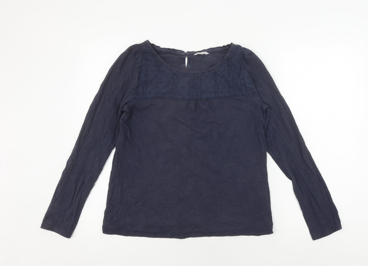 White Stuff Women's Blue Long Sleeve Blouse UK 12