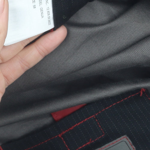 s.Oliver Men's Black Blazer 48R Single-Breasted