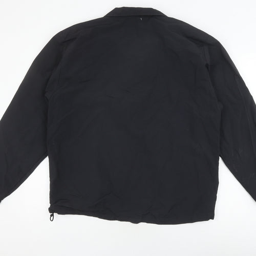 Lands' End Men's Black Windbreaker Jacket M