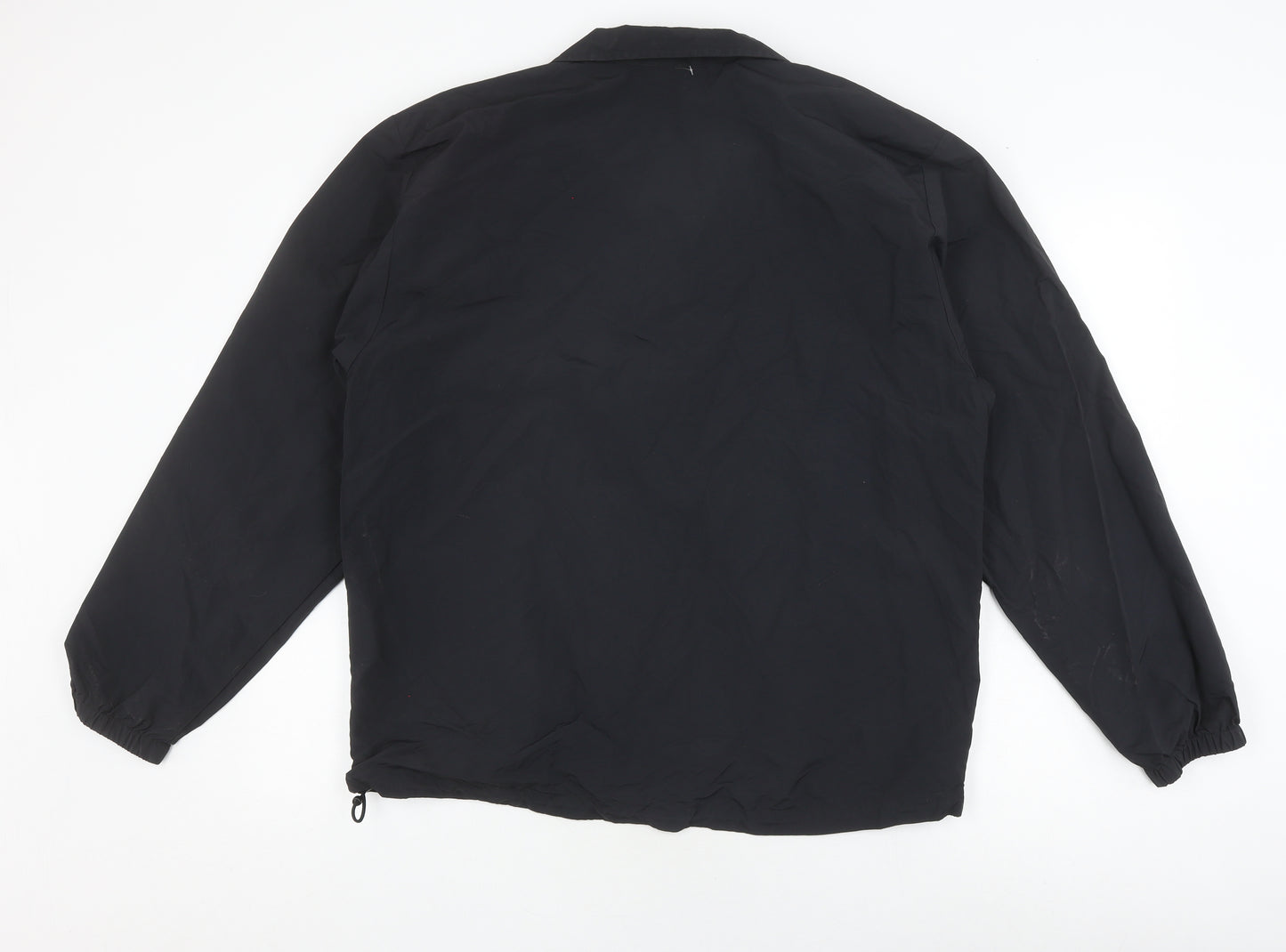 Lands' End Men's Black Windbreaker Jacket M
