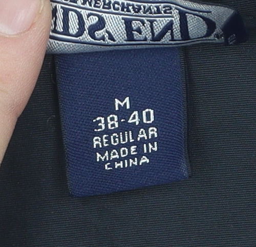 Lands' End Men's Black Windbreaker Jacket M