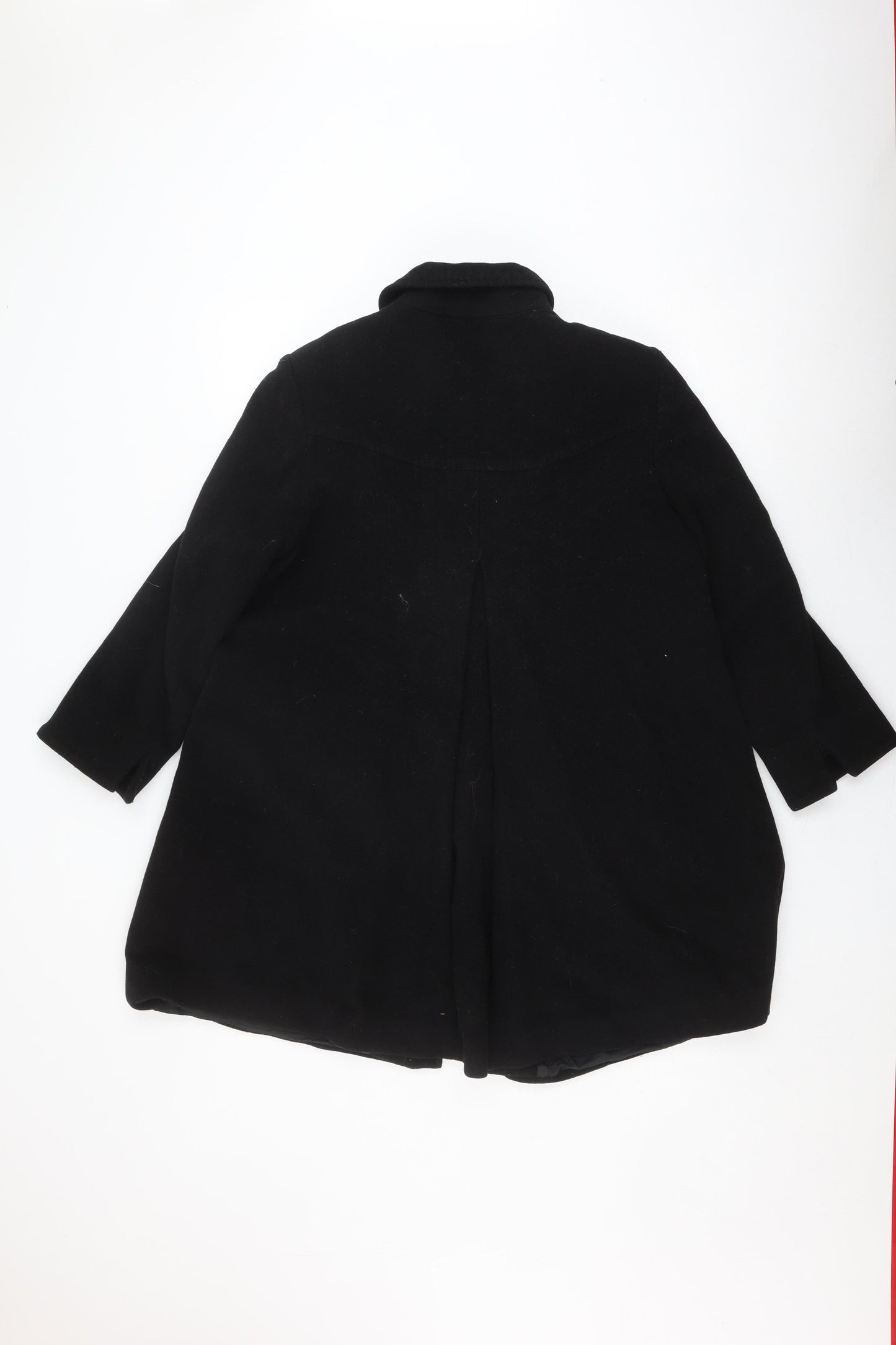 Eastex Women's Black Wool Overcoat Size 10