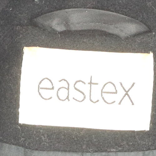 Eastex Women's Black Wool Overcoat Size 10