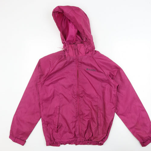 Outdoor Essentials Women's Pink Windbreaker Jacket Size 10