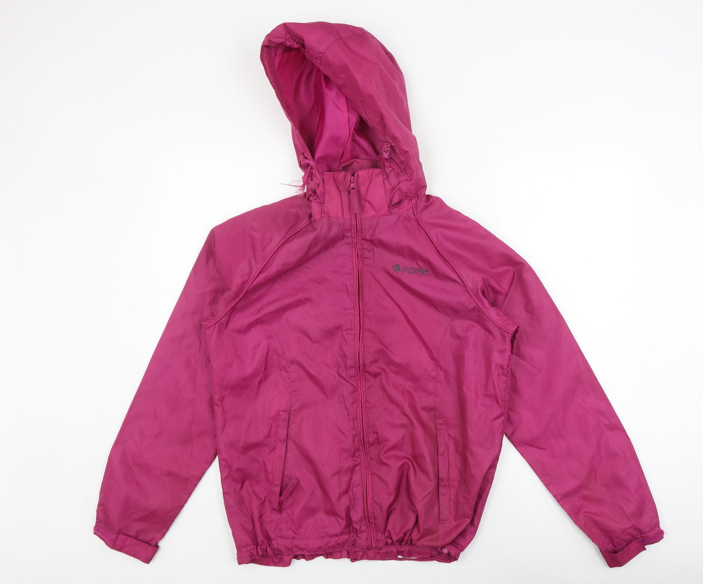 Outdoor Essentials Women's Pink Windbreaker Jacket Size 10