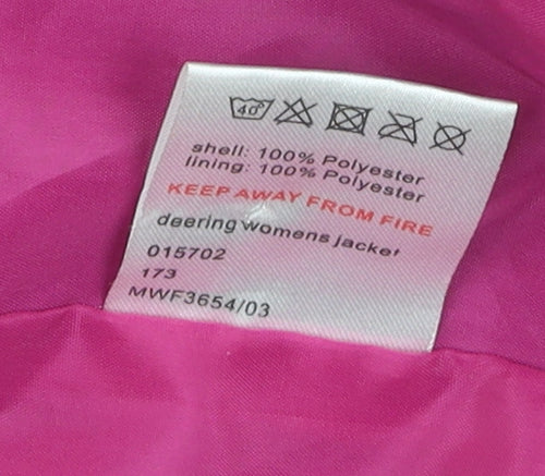 Outdoor Essentials Women's Pink Windbreaker Jacket Size 10