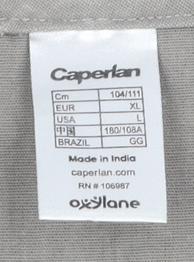 Caperlan Men's Beige XL Zipped Waistcoat