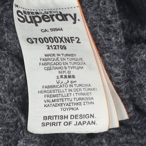 Superdry Men's Black Jogger Trousers S Gym Casual