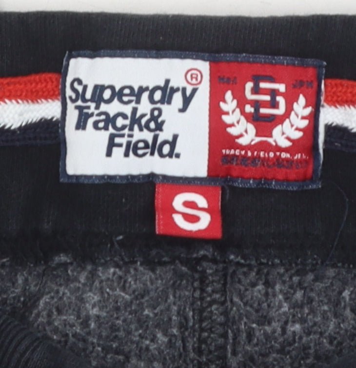 Superdry Men's Black Jogger Trousers S Gym Casual