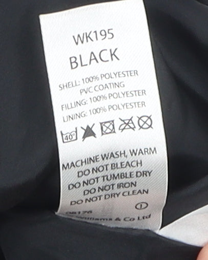 Trespass Men's Black 4XL Puffer Waistcoat, Waterproof