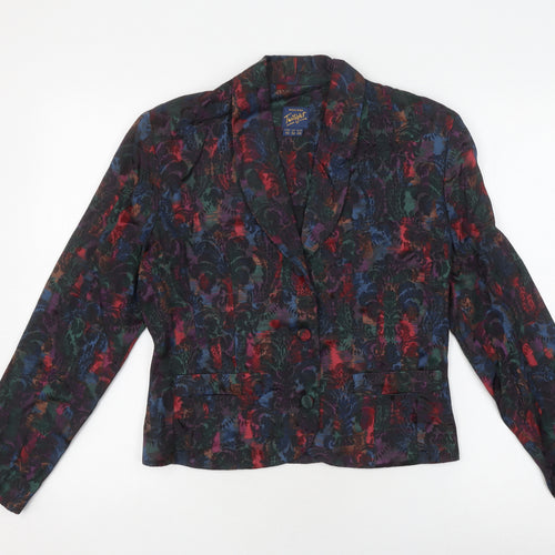 Monsoon Women's Multicoloured Floral Suit Jacket Size 12
