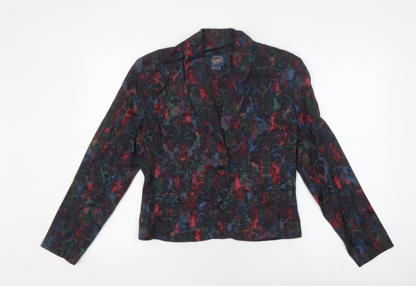 Monsoon Women's Multicoloured Floral Suit Jacket Size 12