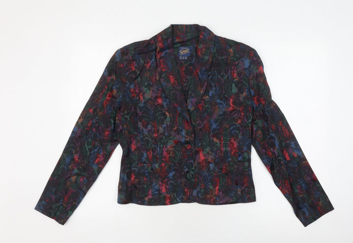 Monsoon Women's Multicoloured Floral Suit Jacket Size 12