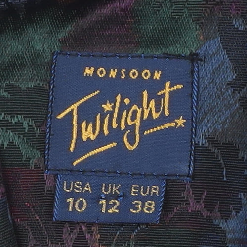 Monsoon Women's Multicoloured Floral Suit Jacket Size 12