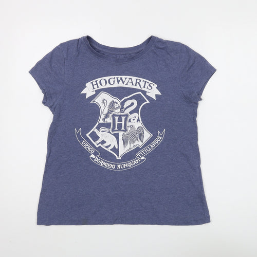 Harry Potter Women's Blue T-Shirt Size 12