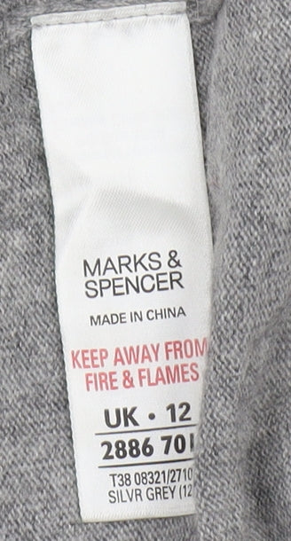 Marks and Spencer Grey Women's Cardigan Size 12