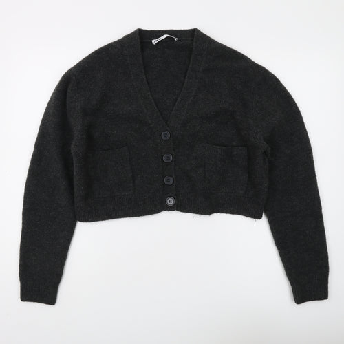 Zara Women's Black Cardigan Size L V-Neck