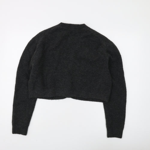 Zara Women's Black Cardigan Size L V-Neck