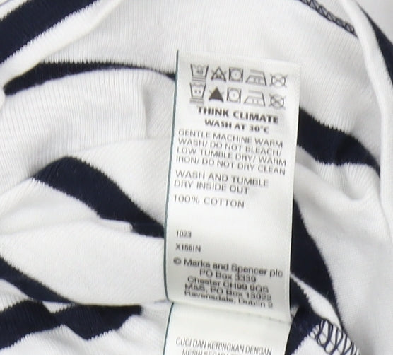 Marks and Spencer Women’s Striped 3/4 Sleeve T-Shirt