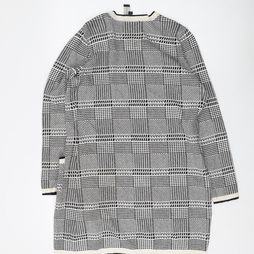 Viyella Women's Grey Check Cardigan - Size M