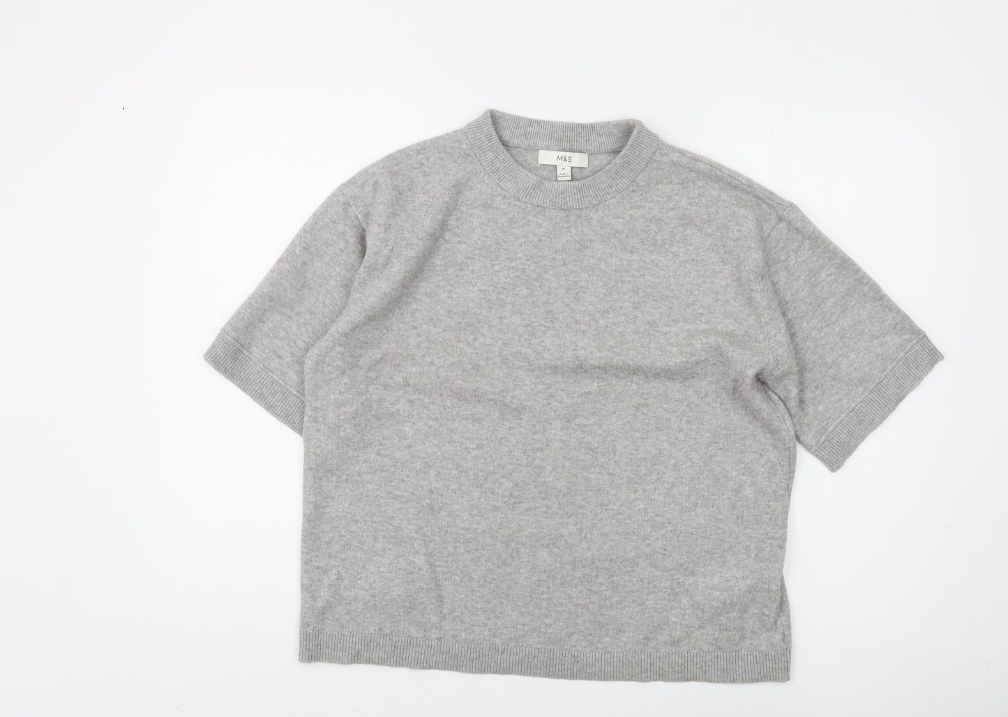 Marks and Spencer Women's Grey Pullover Jumper, Size M