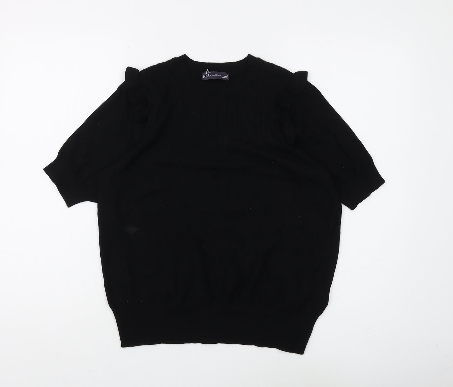Marks & Spencer Women's Black Jumper Size 12
