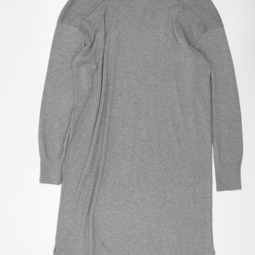 H&M Women's Grey Shift Midi Dress, Size S