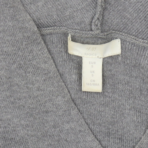 H&M Women's Grey Shift Midi Dress, Size S