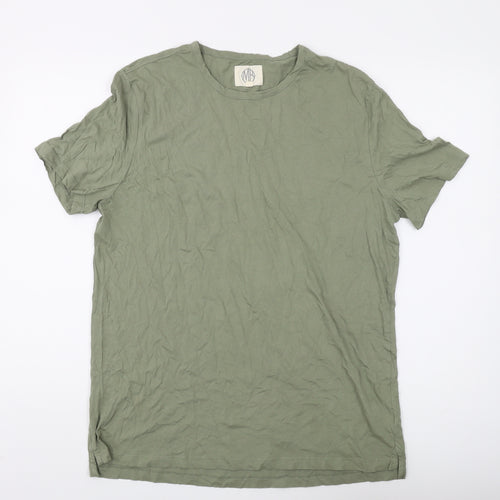 MB Men's Green Crew Neck T-Shirt XL