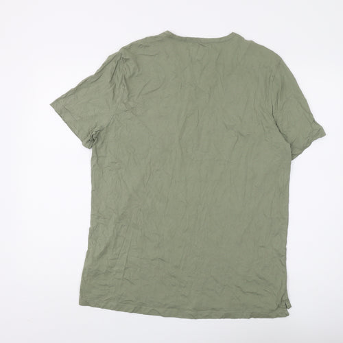 MB Men's Green Crew Neck T-Shirt XL