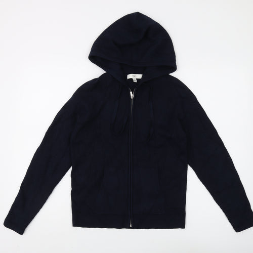 Marks and Spencer Women's S Blue Full Zip Jumper