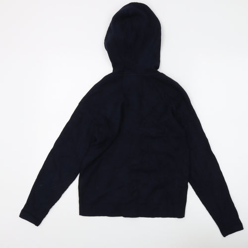 Marks and Spencer Women's S Blue Full Zip Jumper