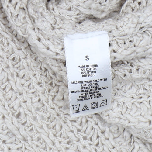 Aeropostale Women's Beige Knit Pullover Jumper, Size S