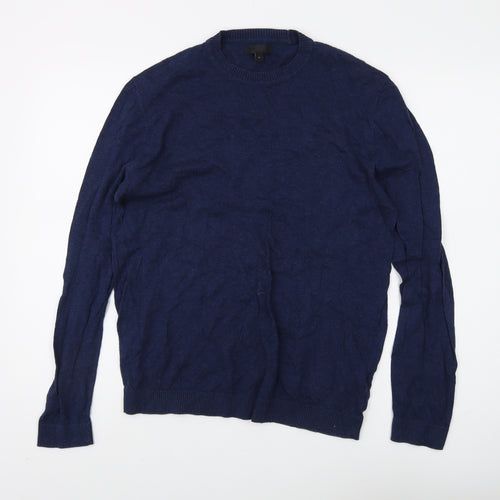 ASOS Men’s Blue Pullover Jumper M - Cotton Blend