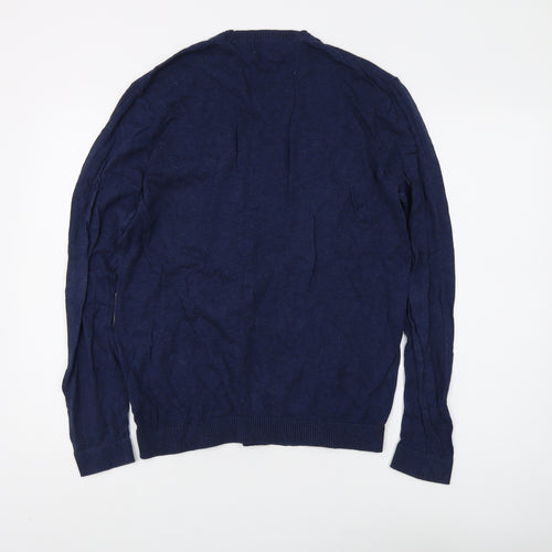 ASOS Men’s Blue Pullover Jumper M - Cotton Blend