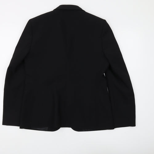 Marks and Spencer Women's Black Blazer Size 12 Classic Fit