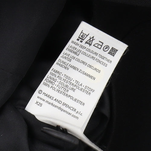 Marks and Spencer Women's Black Blazer Size 12 Classic Fit