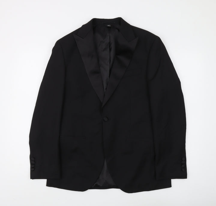 Marks and Spencer Men's Black Tuxedo Blazer 38S