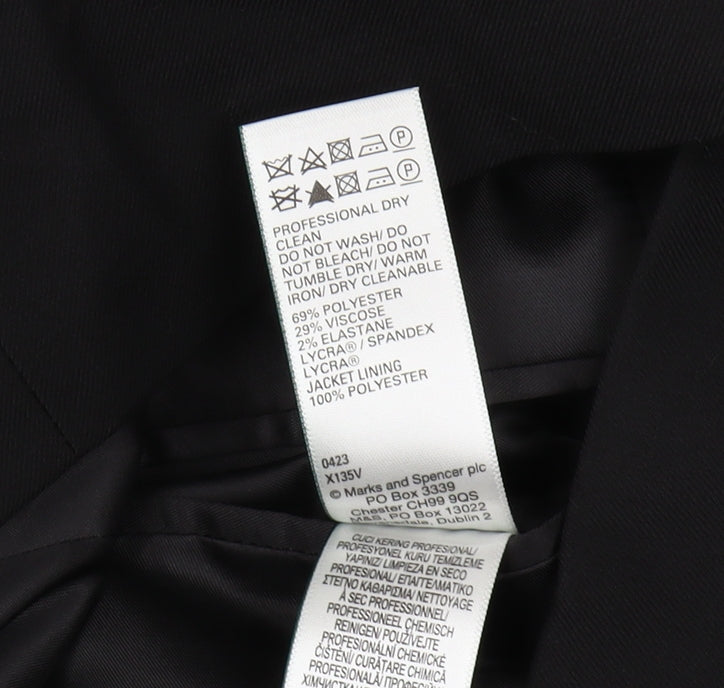 Marks and Spencer Men's Black Tuxedo Blazer 38S