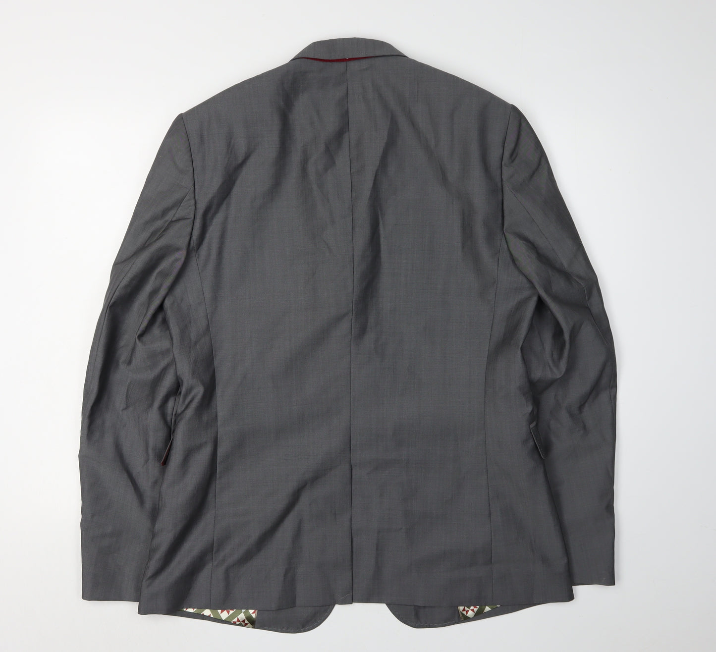 Ted Baker Men's Grey Blazer, Size 40R, Regular Fit Formal