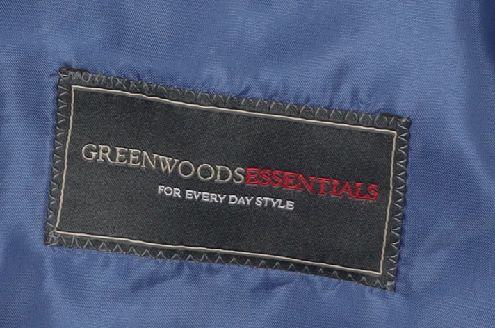 Greenwoods Men's Black Blazer 44 Formal