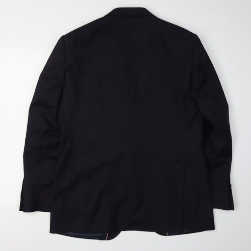 Howick Men's Black Blazer 40R Single Breasted