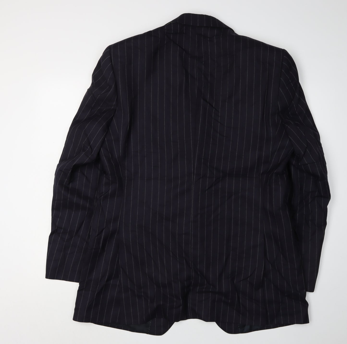 Magee Men's Black Striped Suit Jacket, 42 Regular Fit