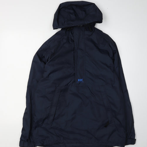 Helly Hansen Boys Blue Anorak Jacket Size 16 Waterproof