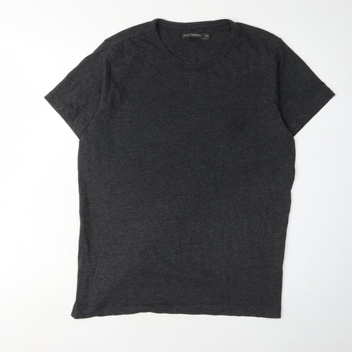 French Connection Men's Black Crew Neck T-Shirt Medium