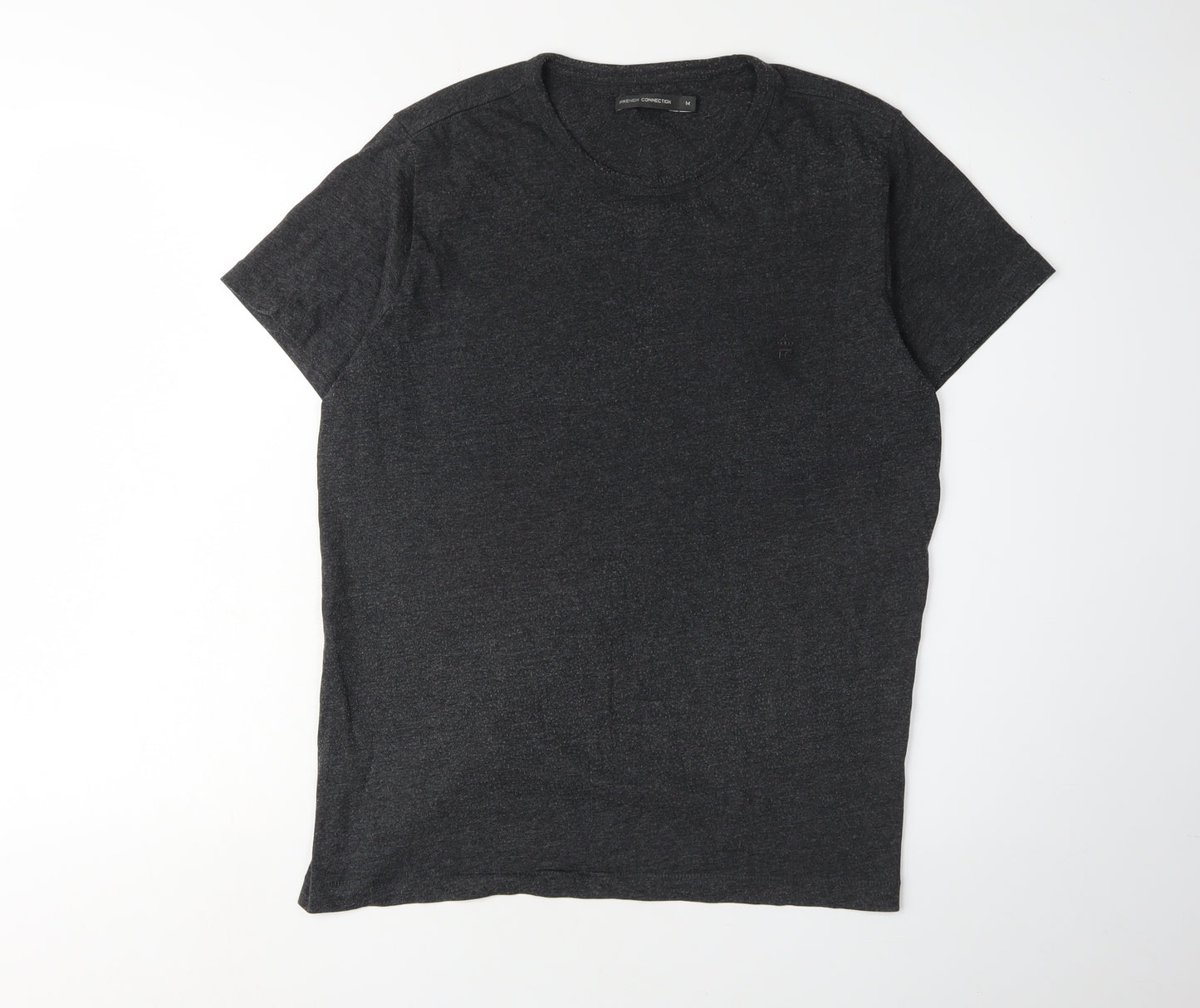 French Connection Men's Black Crew Neck T-Shirt Medium